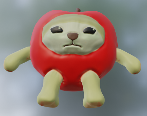 Capple (cat + apple)