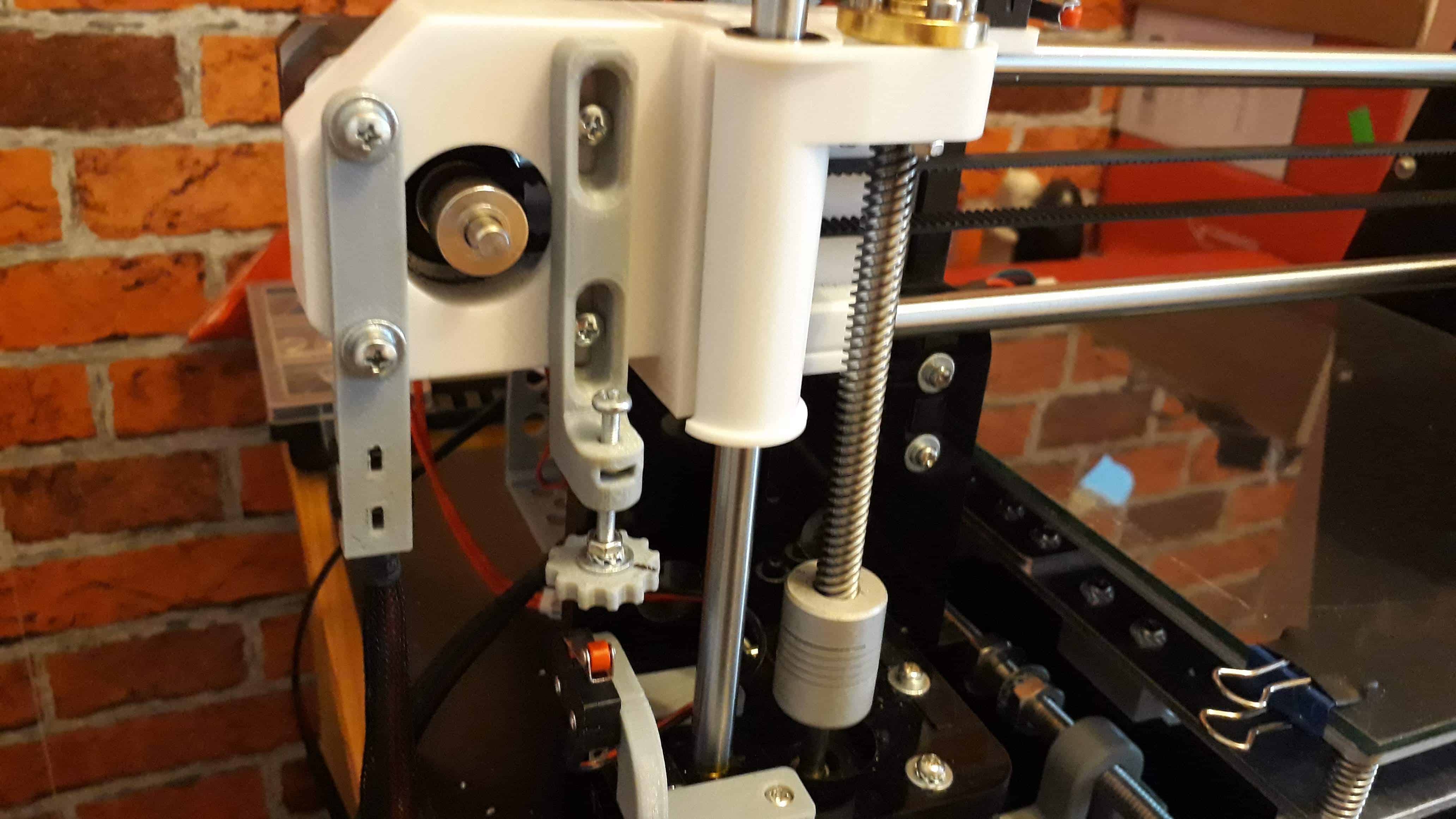Z axis cable strain relief