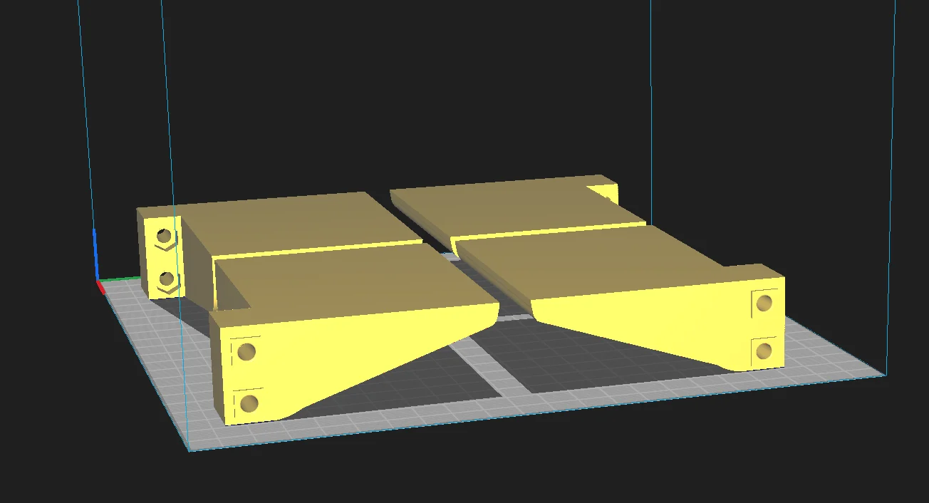 1U Server Rack Shelf/Support Bracket Full