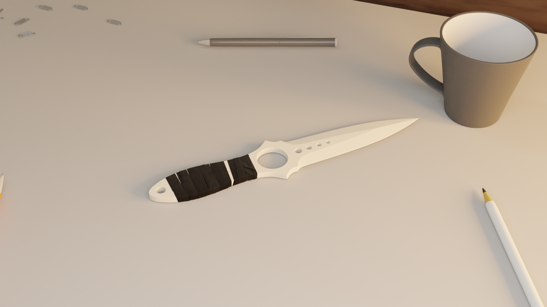 Skeleton Knife CS:GO / 3d file