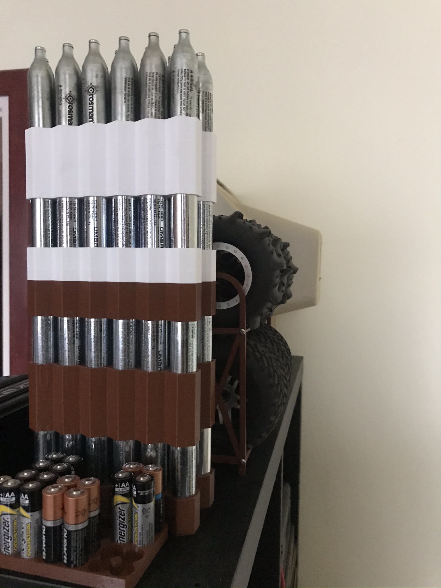 12g ASG CO2 catrige stackable high density 24 pcs container