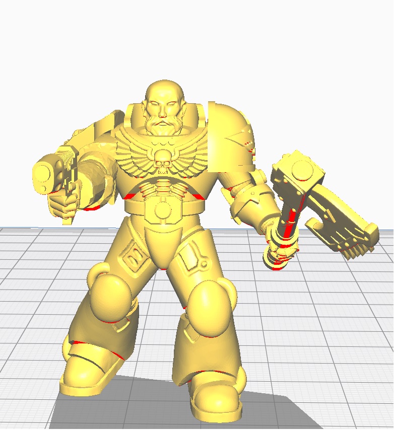sci-fi Soldier with Axe