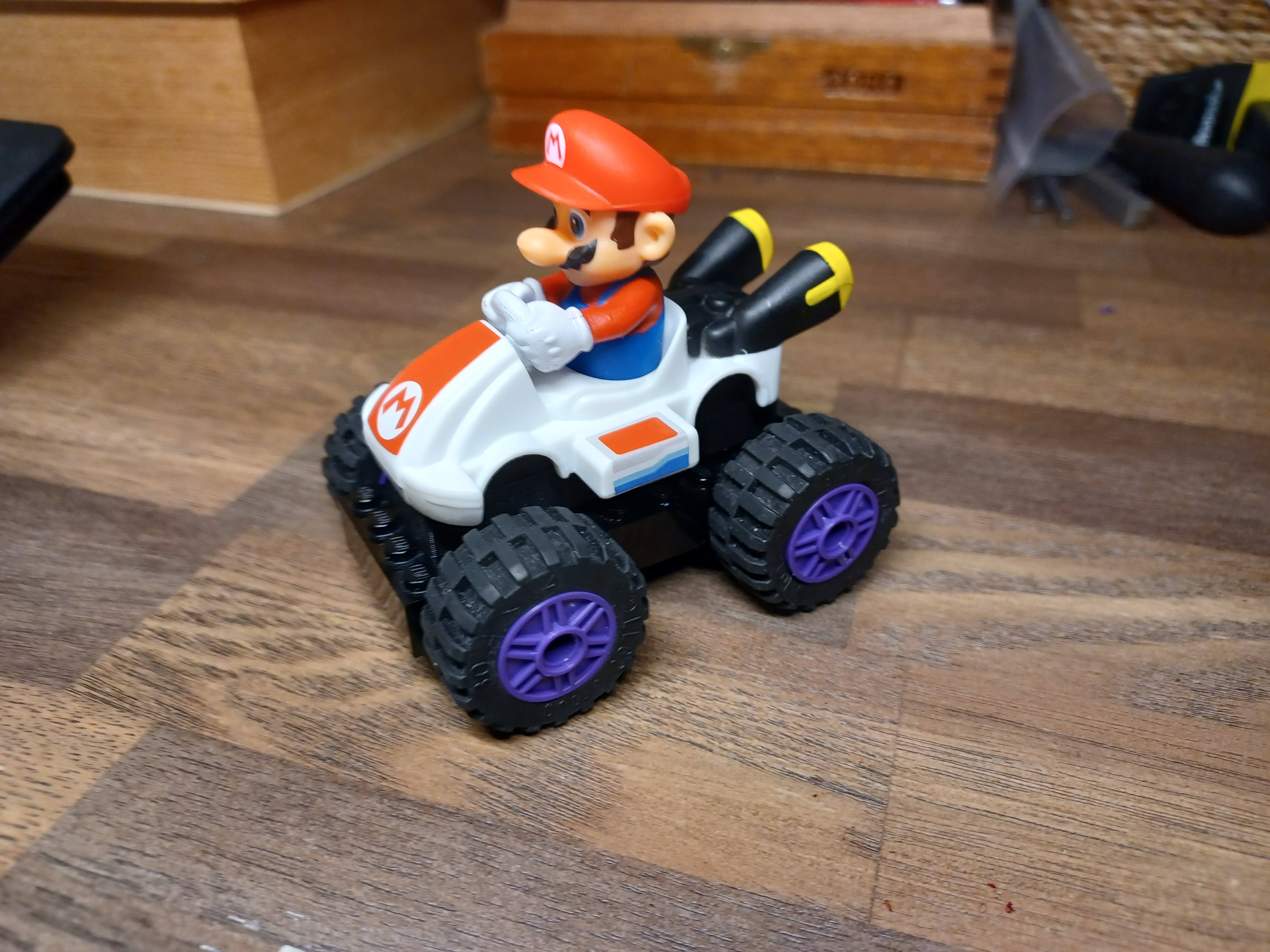 McDonalds Happy Meal MarioKart chassis adapter