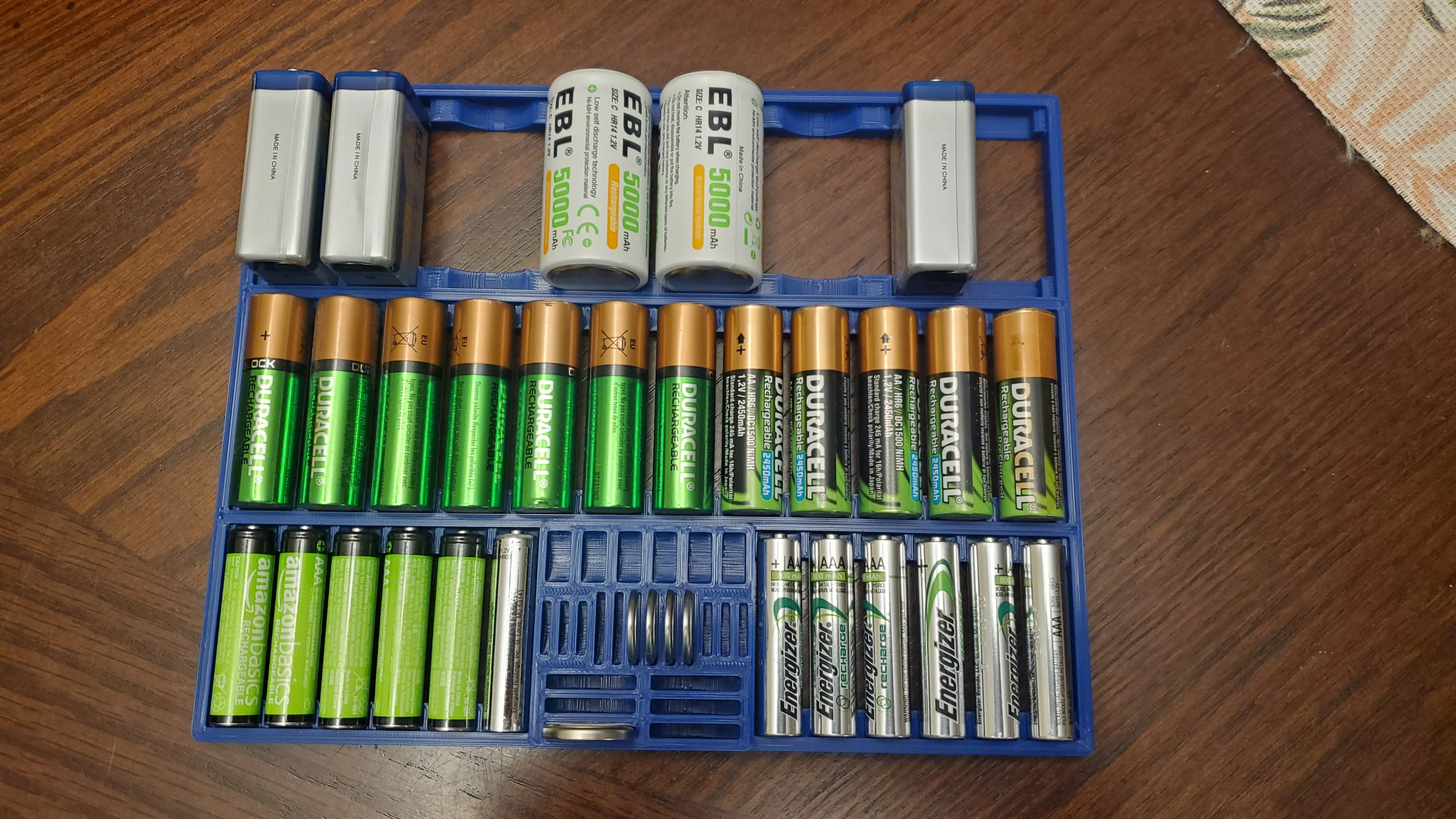Battery Storage AAA, AA, C, 9V, CR1220, CR1620, CR2032, LR44