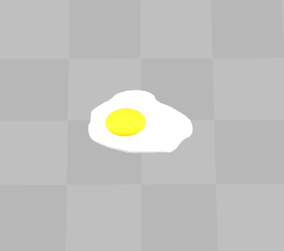 Fried egg for Sylvanian families or Playmobil