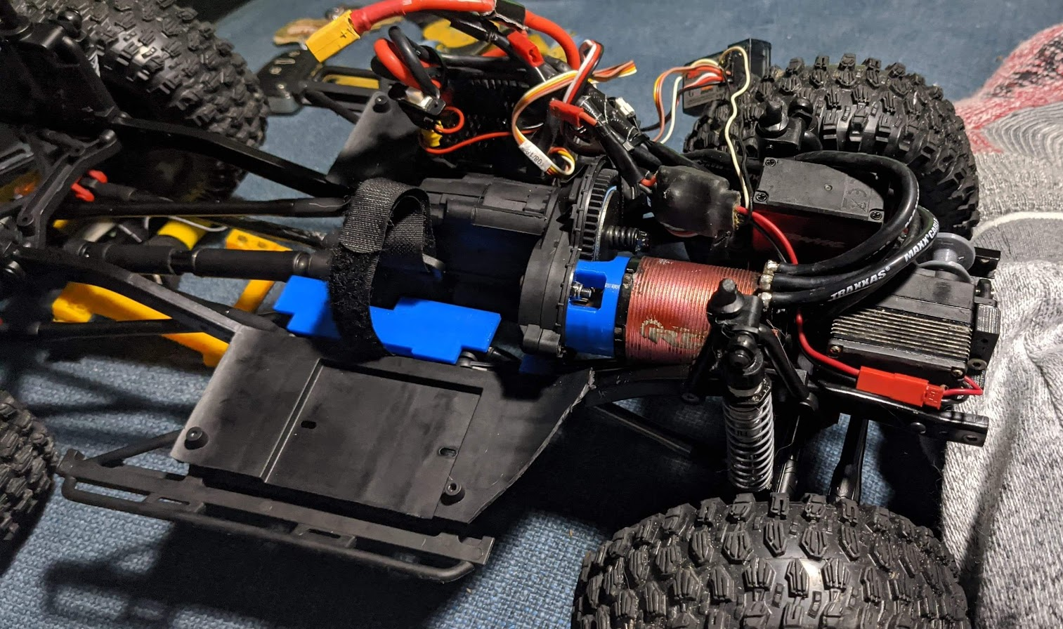 Scx10 ii Transmission and Motor Flip Mounts