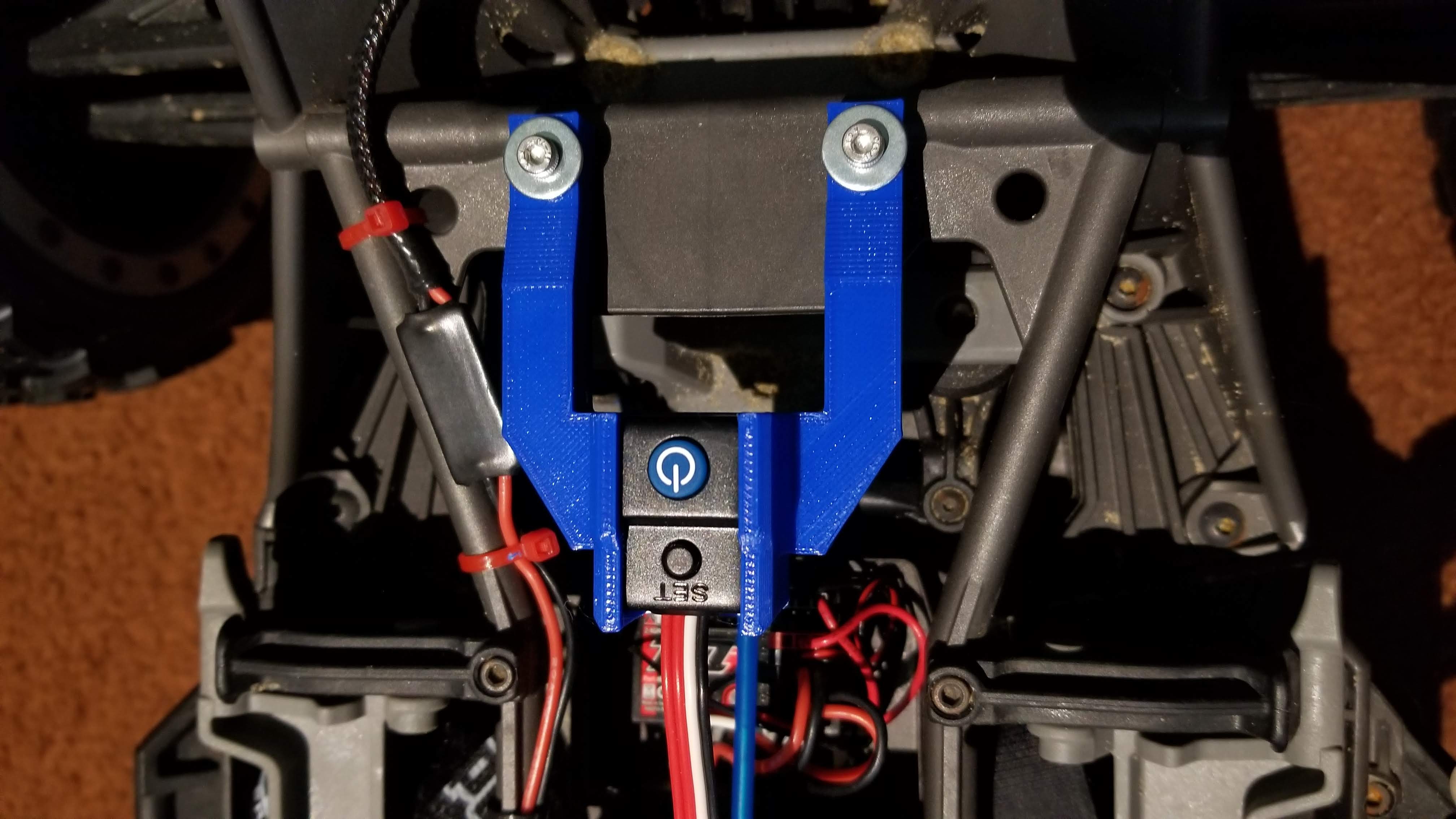 Hobbywing Switch Mount for Traxxas X-Maxx