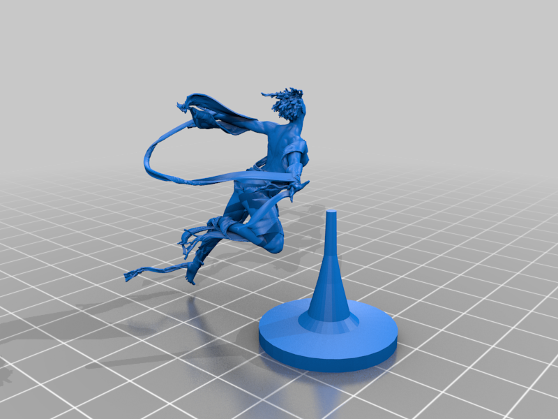 Flying nymph/dryad with base