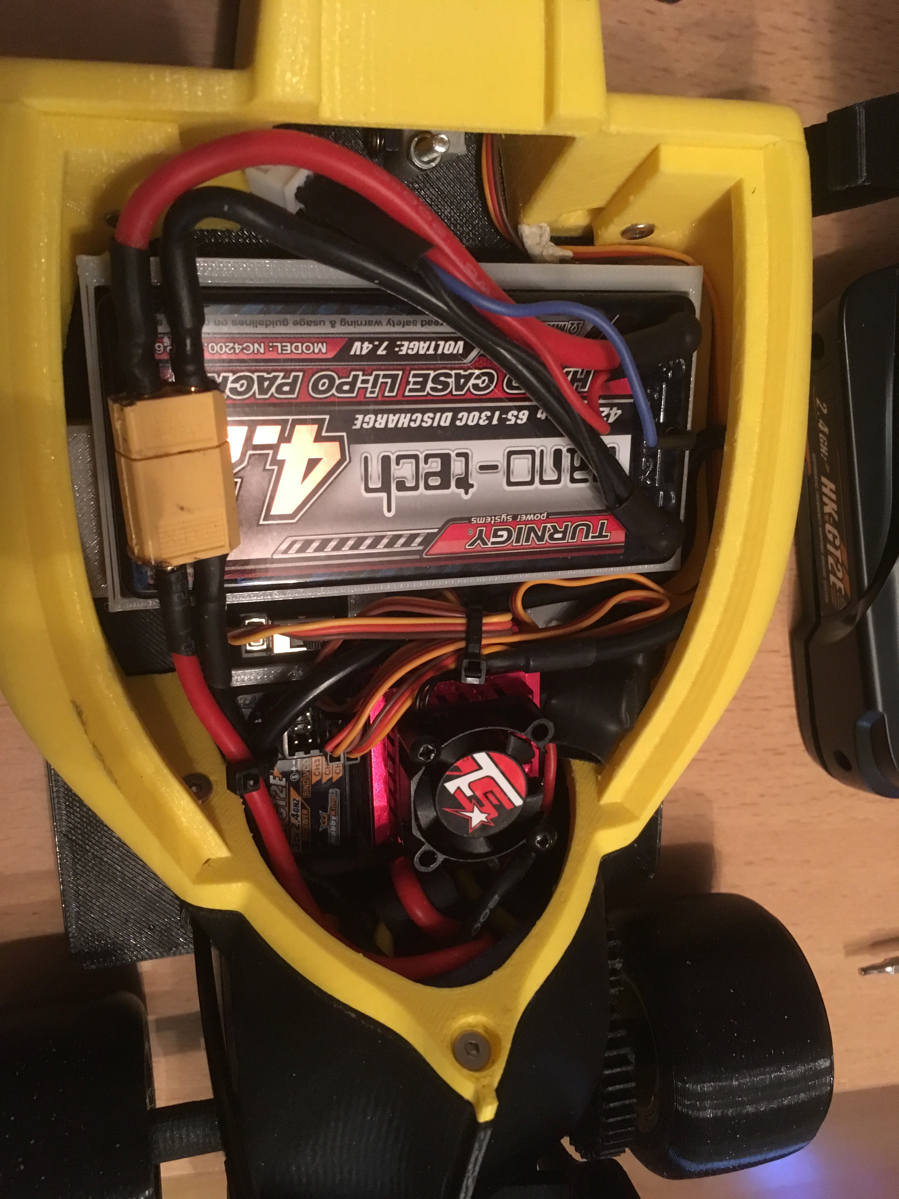 OpenRC F1 electronics holder
