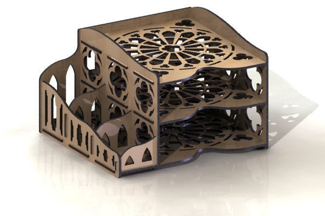 Gothic Desk Organizer