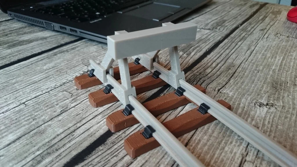 Model Railway Buffer Stop (1:32, OpenRailway)