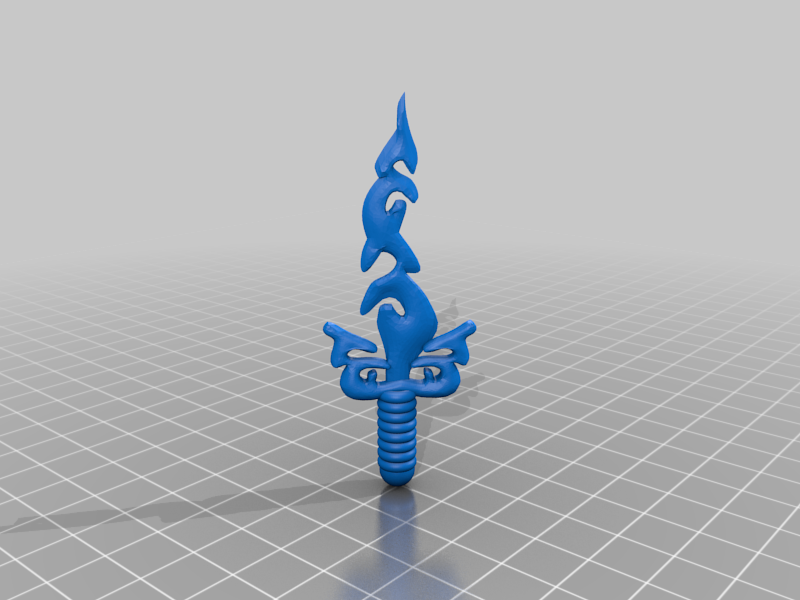 flaming sword / inspired by khmer