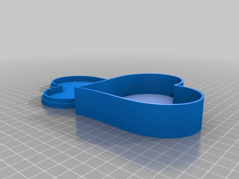 Customizable heart shaped jewelry box