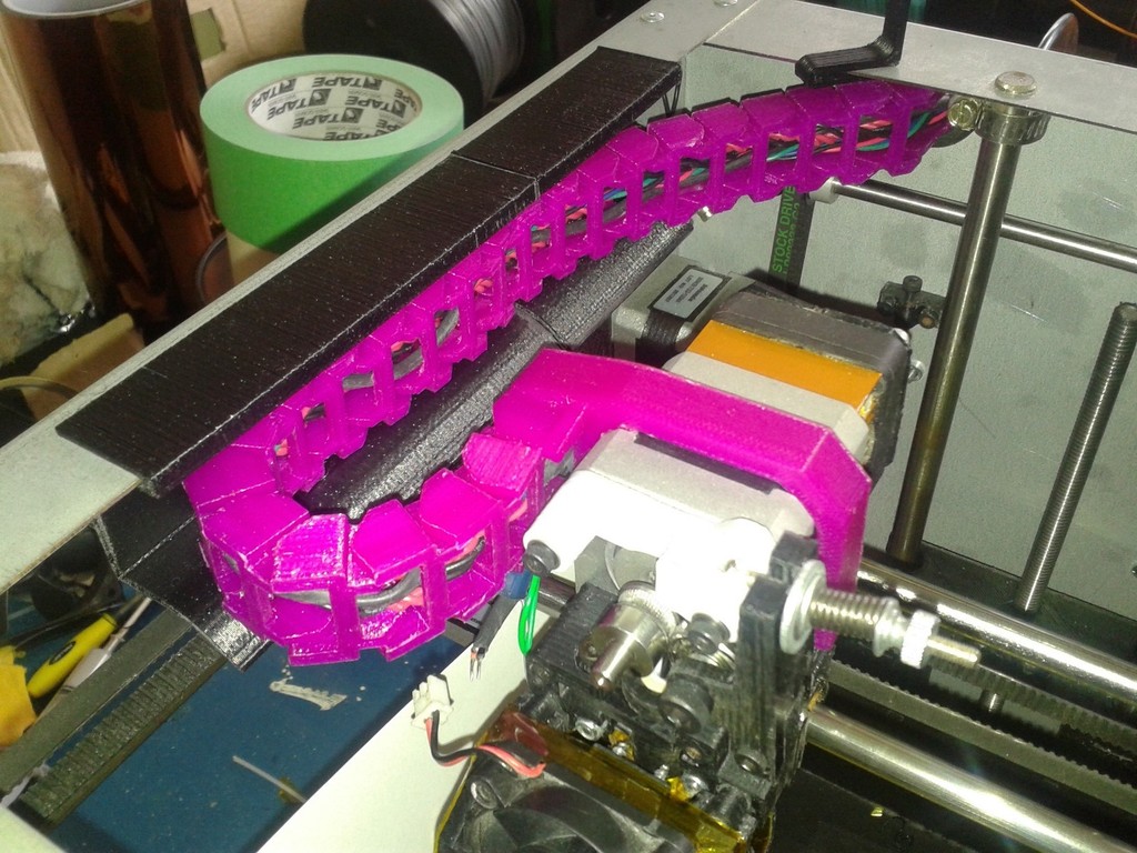 Solidoodle belt guard - suit cable chain