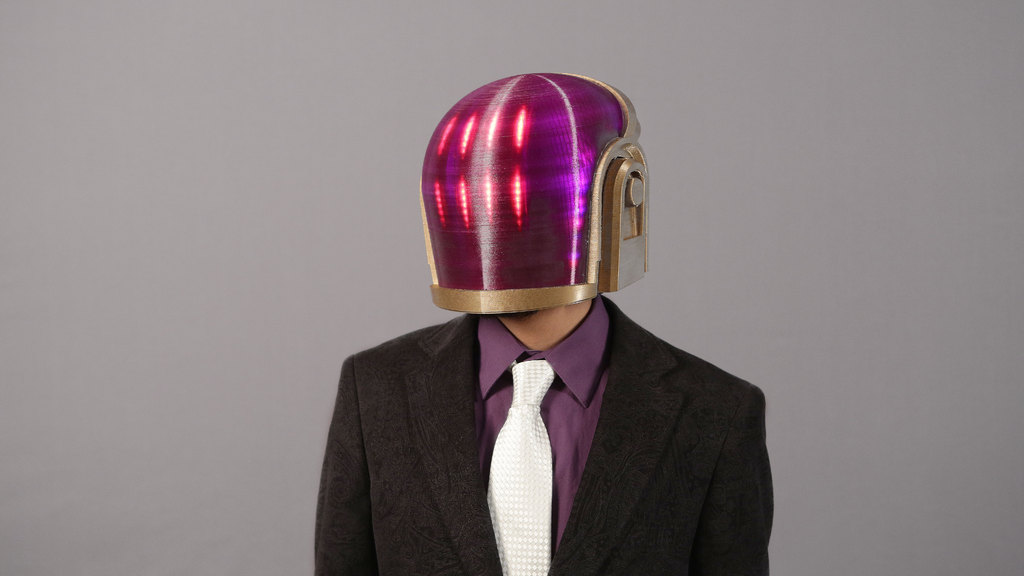 3D Printed Daft Punk Helmet
