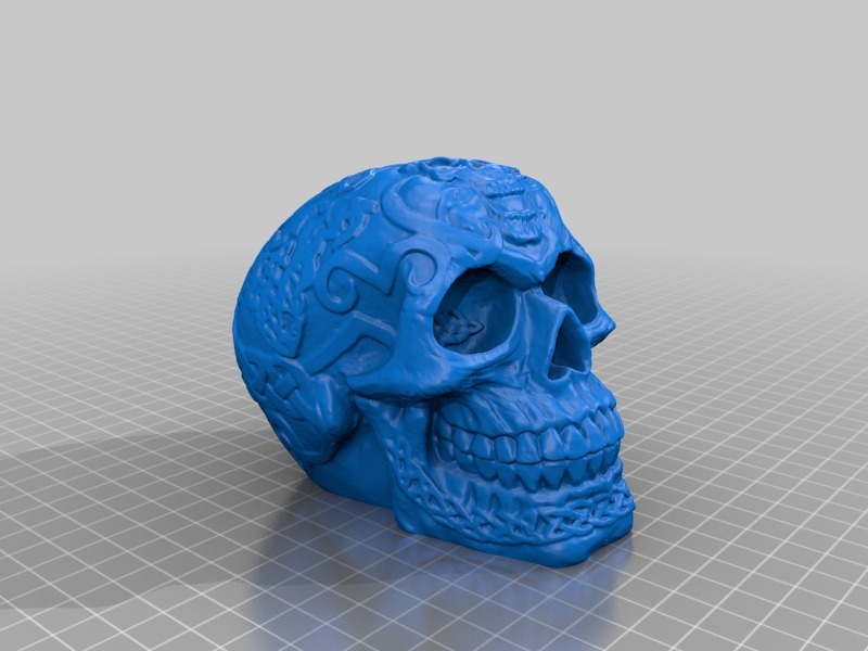 Celtic Skull (flat base)