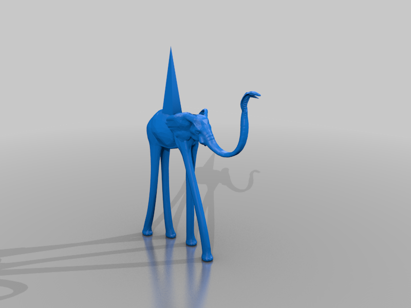 elephant - salvador dali style