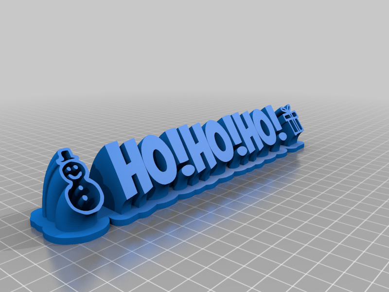 Name Plate Graphics HoHoHo