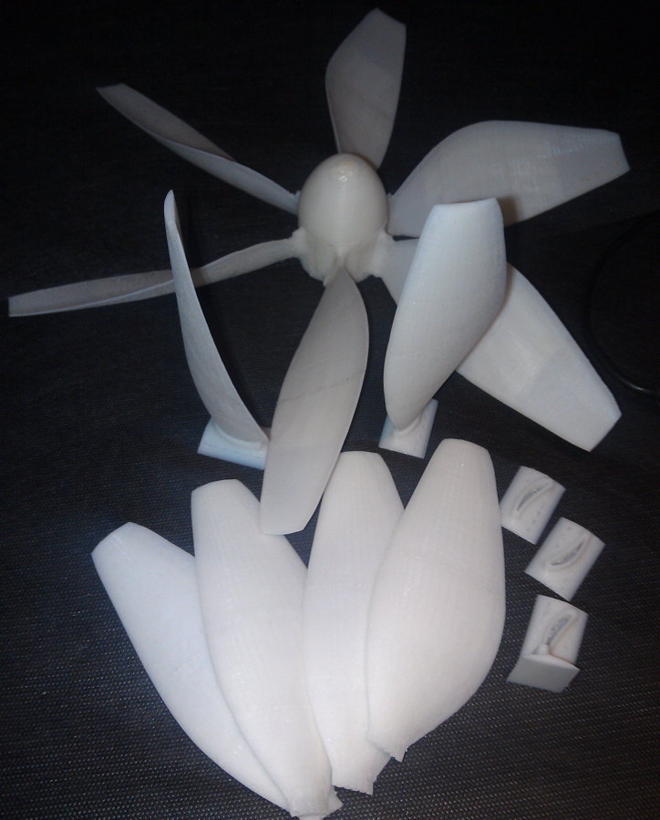 6 blade Fan Prop 30cm