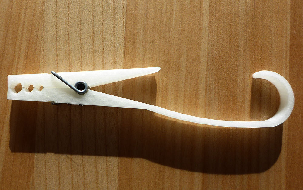 Boating handrail hanger peg