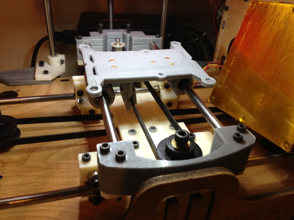 Linear Bearing Y Stage for Cupcake for Lowrider