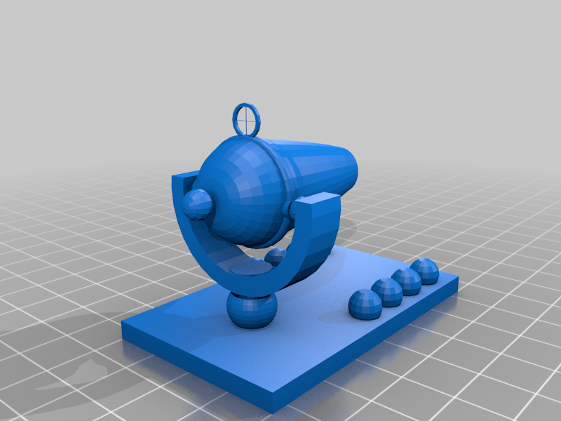 Desk top cannon