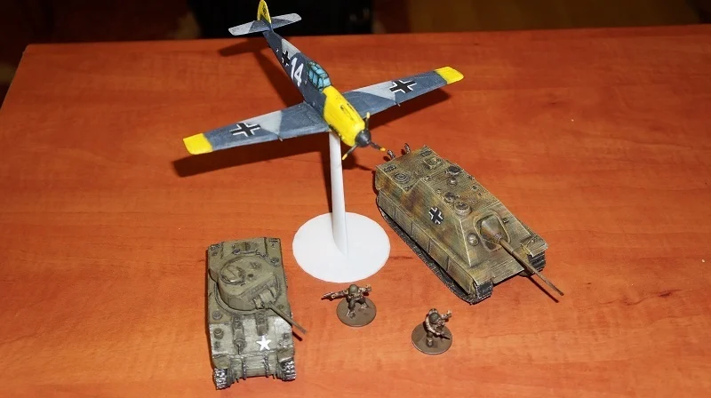 Messerschmitt Bf 109 scale 1/56 = 28 mm for WarGames WW2
