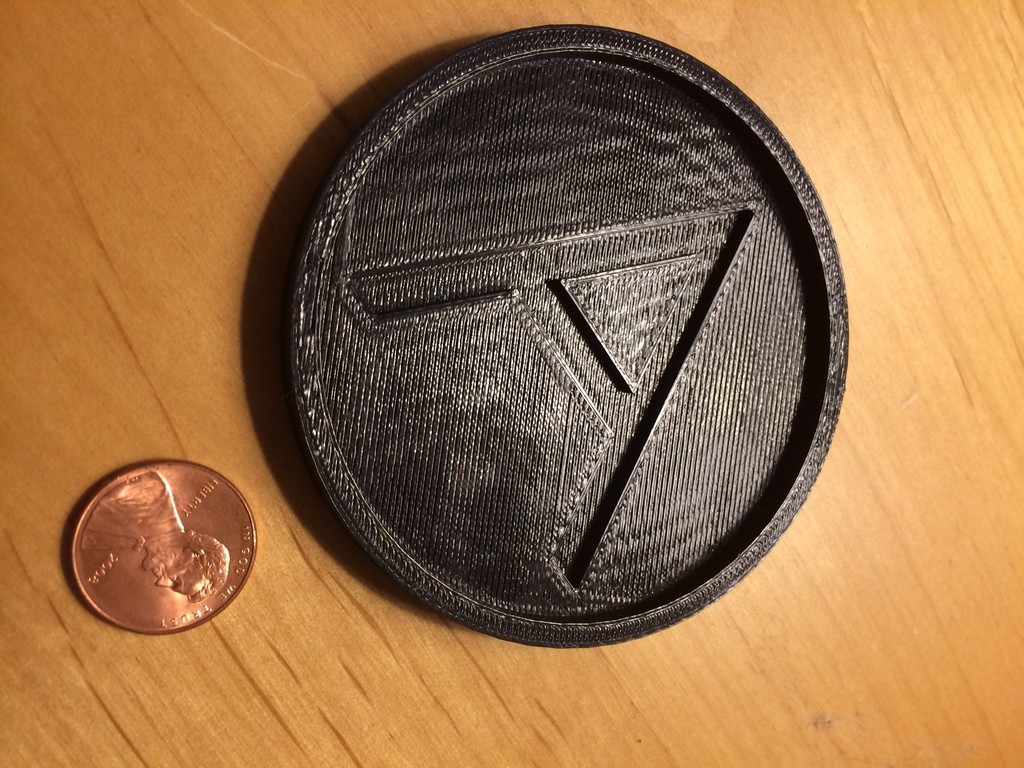 Letter "A" coaster