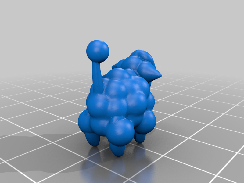 Mareep Sleeping and Standing