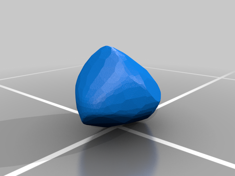 Asteroid 3D model - based on actuall telescope observations