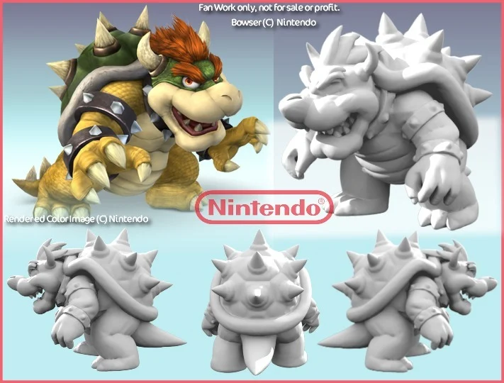 Bowser resculpted