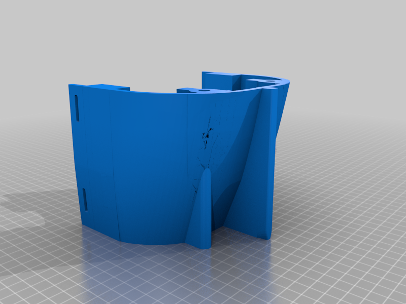 Modified hull section for 80% utility ship