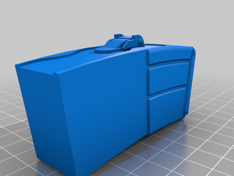 Magazine and magazine attachment for E11 stormtrooper blaster