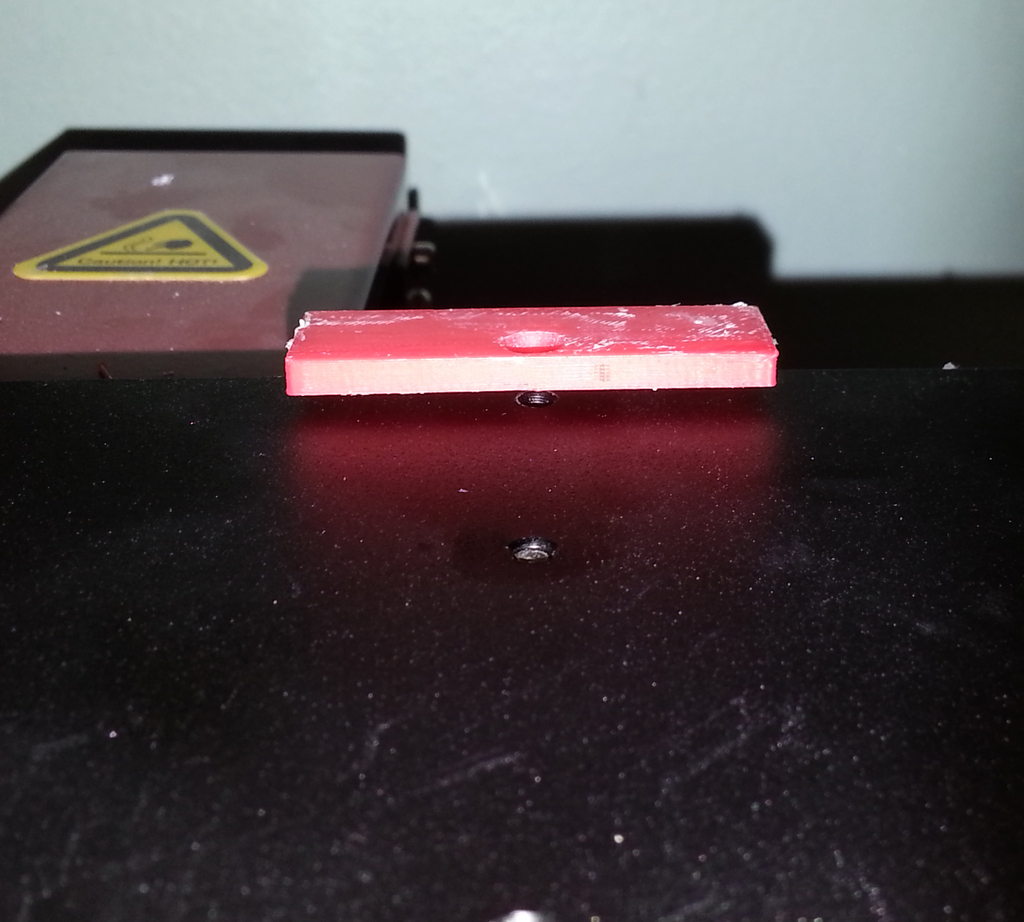 Afinia Borosilicate Glass Platform clip.