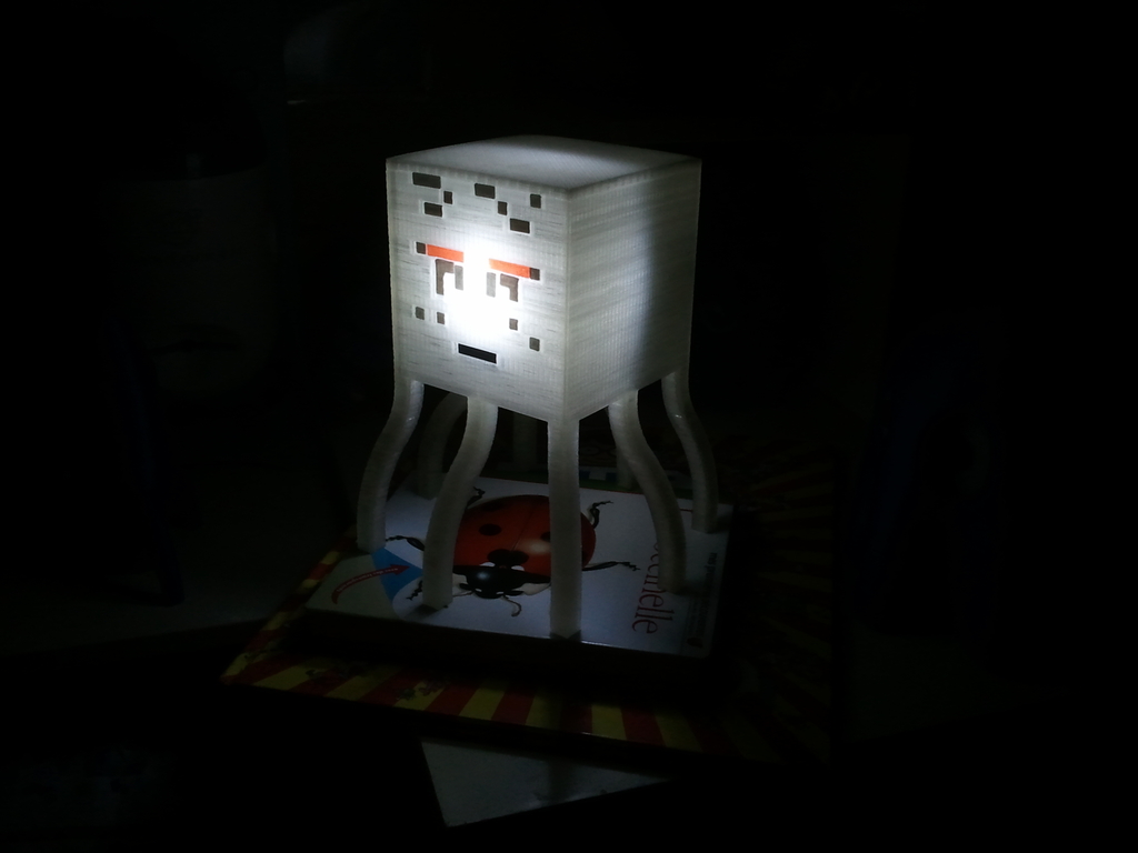 MINECRAFT GHAST LAMP