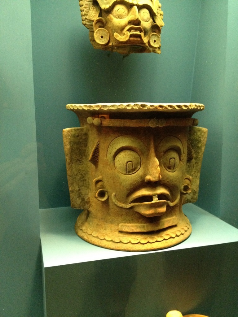 Grotesque Mayan Urn