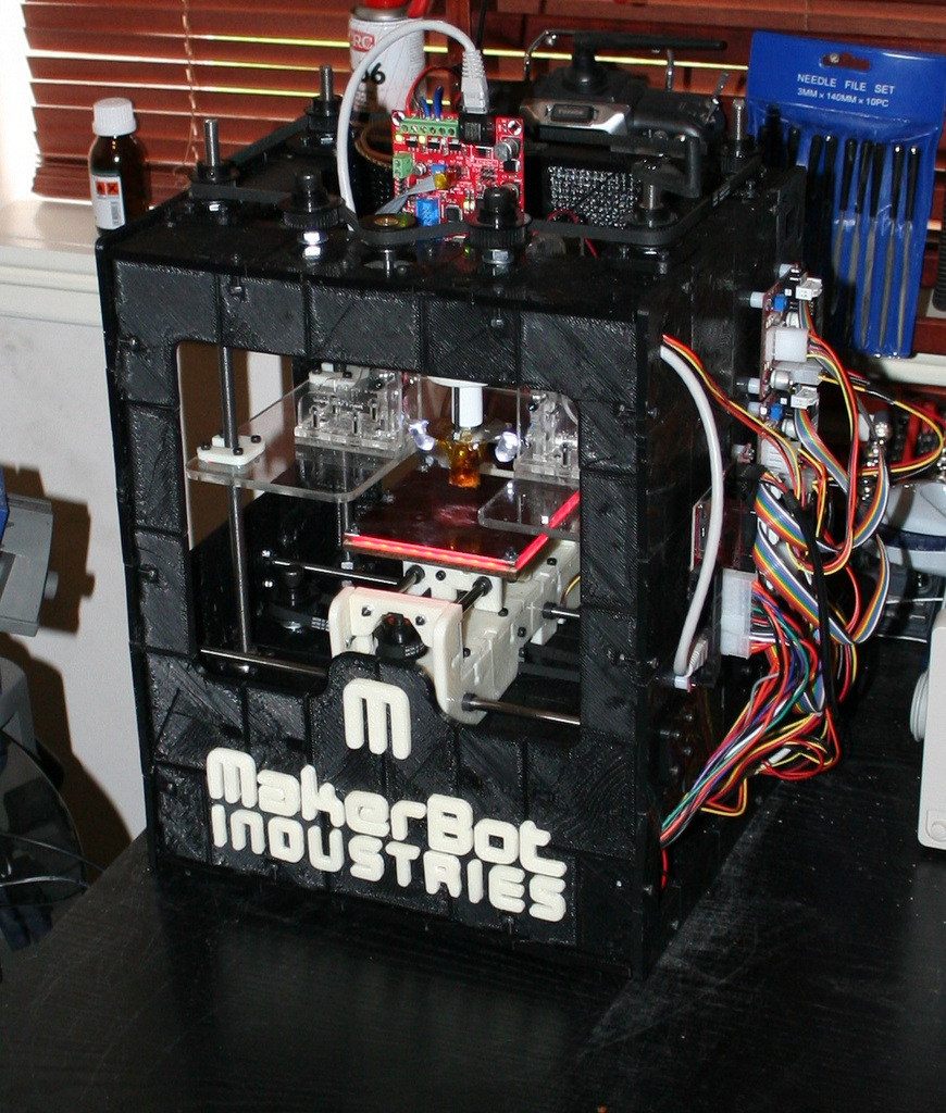 3D printed full size makerbot