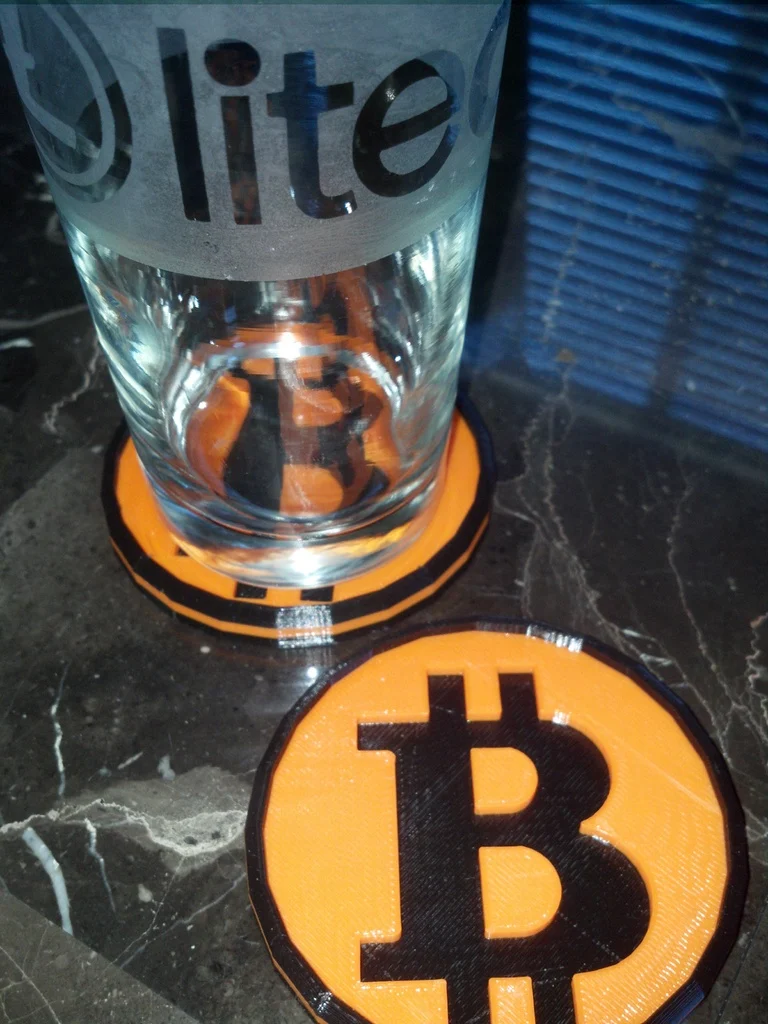 Bitcoin BTC Coaster