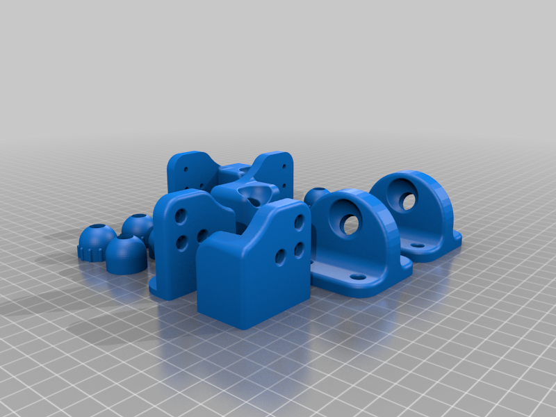COMPLETE Z-Brace Mod For Wanhao Duplicator I3, Maker Select, and Cocoon Create 3D Printers ALL REQUIRED PARTS IN ONE PRINT