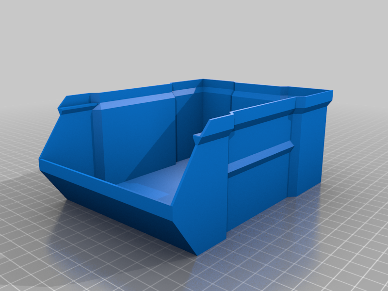 big stackable boxes / große stapelbare Kisten