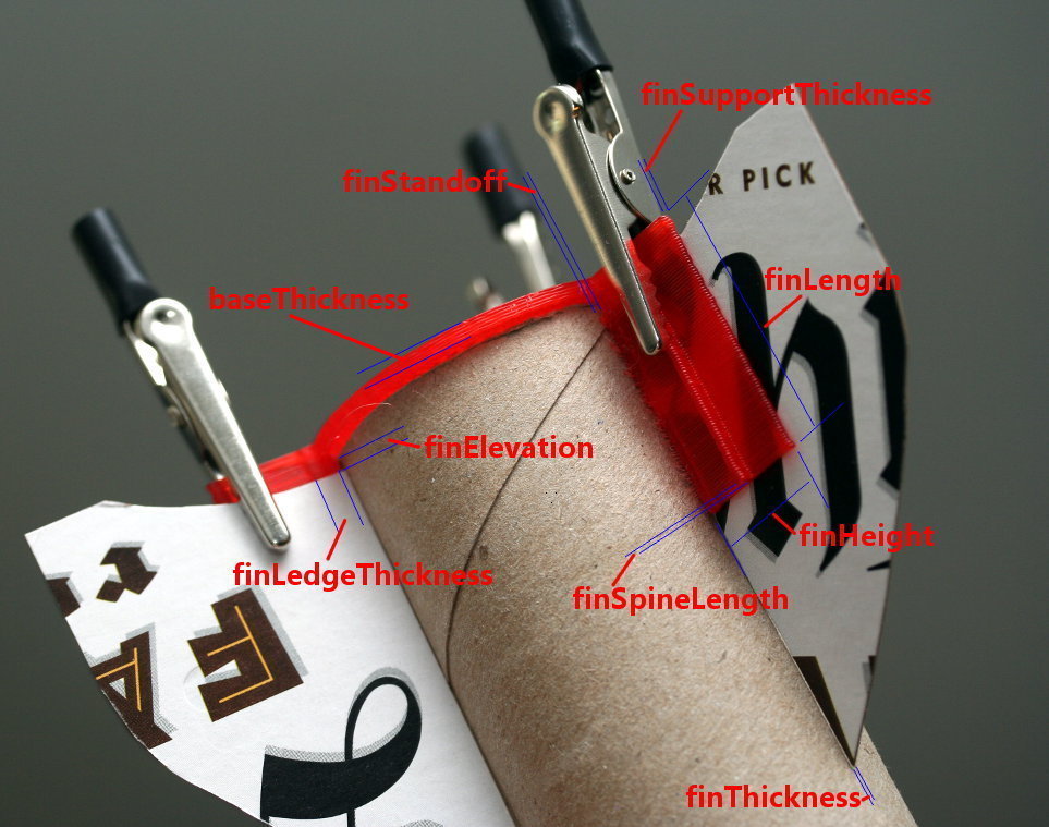 Parametric Rocket Fin Alignment Guide / Jig