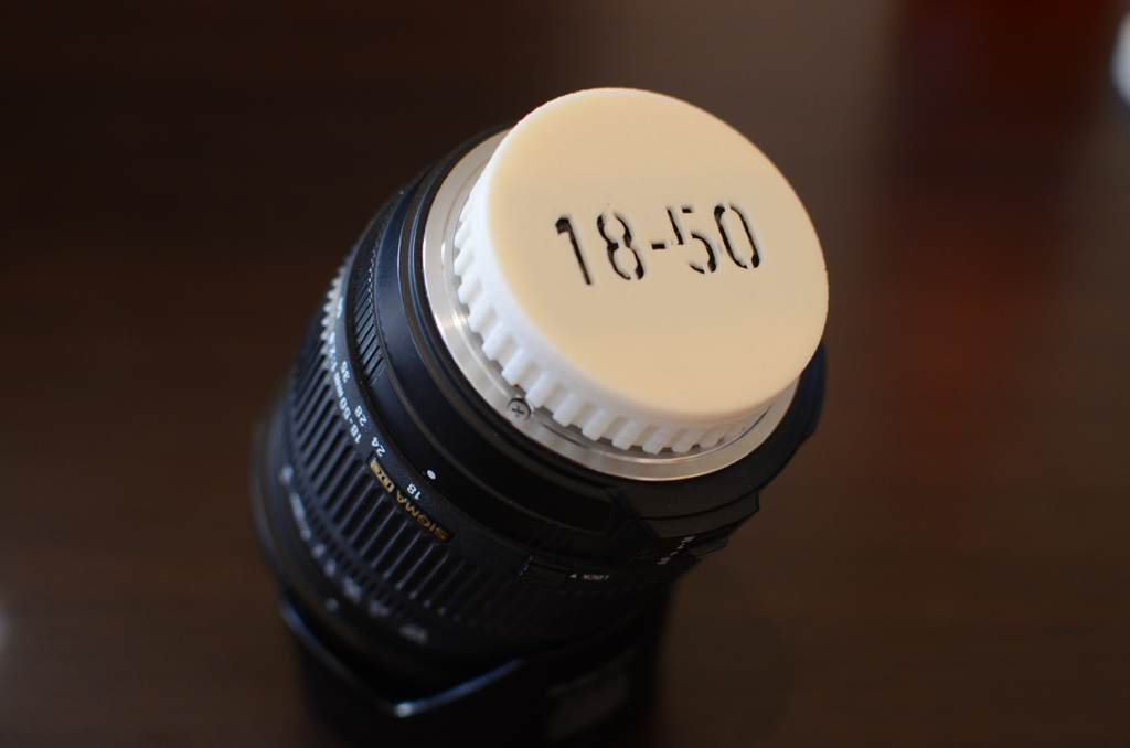 Lens cap for dSLR - Full Modular System - Nikon Pentax