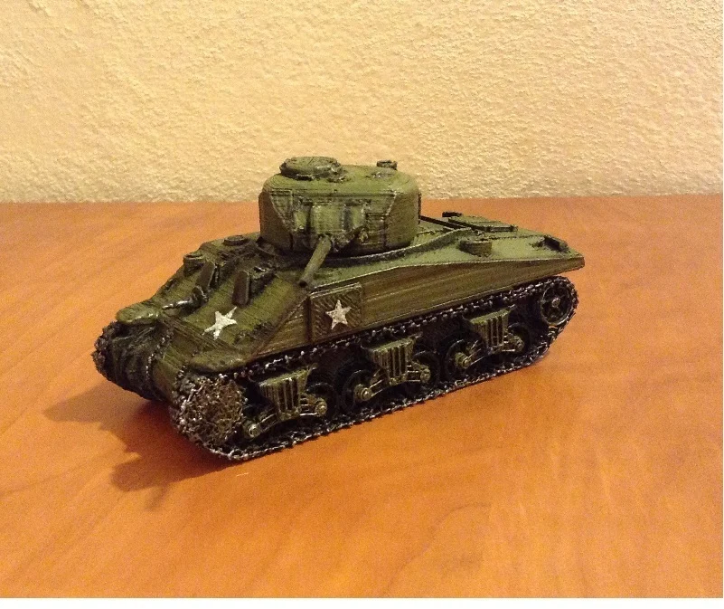 Tank Sherman scale 28 mm