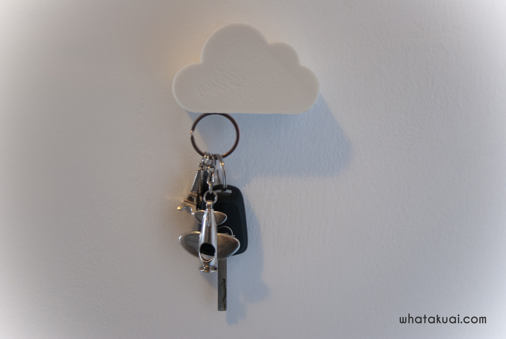 Cloud shaped Magnetic Key holder by whatakuai