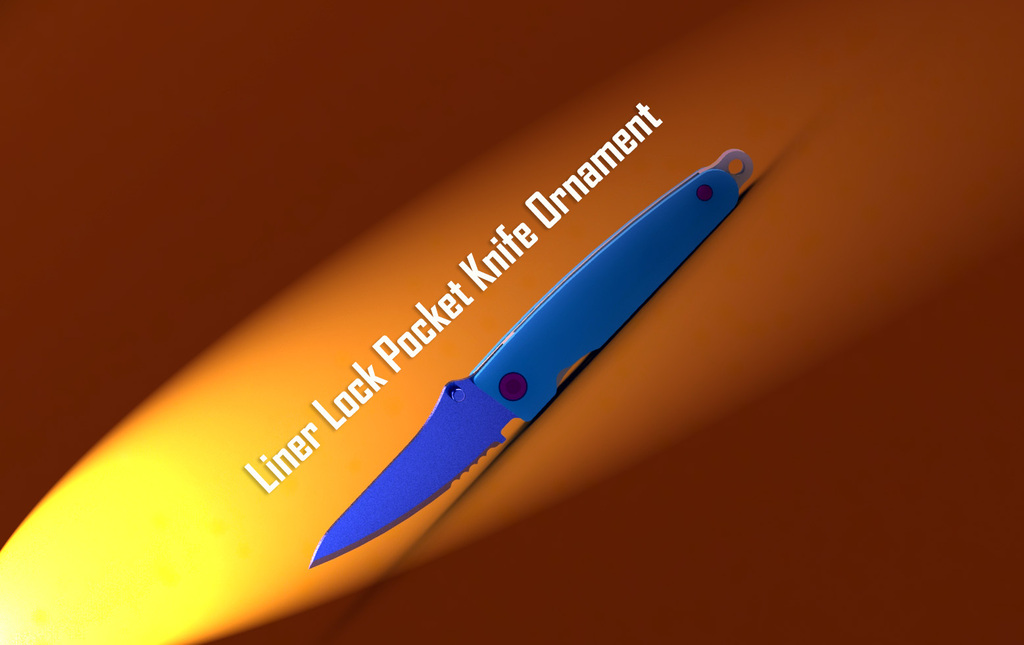 Liner Lock Pocket Knife Ornament