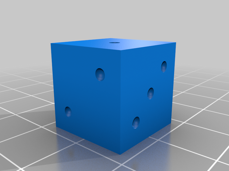 Loaded dice set