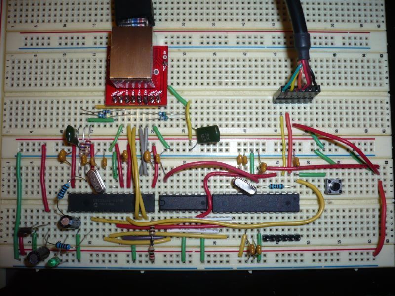 An Arduino Compatible Webserver on a Breadboard