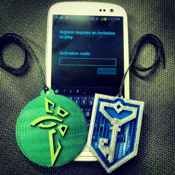 Ingress Faction Badges