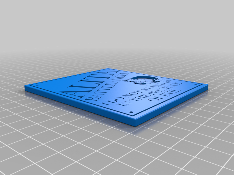 Alita Plaque