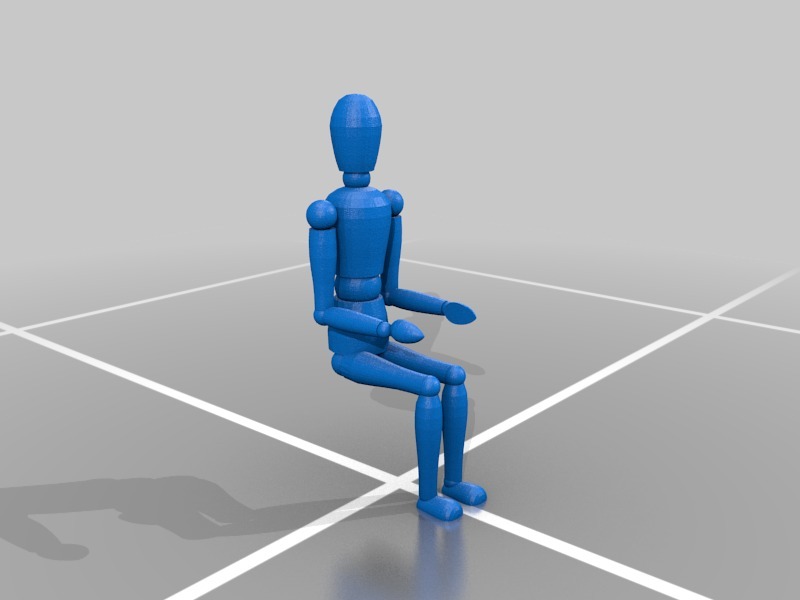 6 ft Figure - Sitting